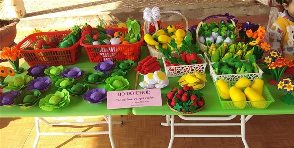 Đồ dùng tự tạo từ nguyên liệu len dạ